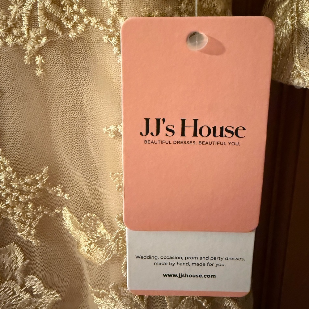 JJs House Gold Lace Dress - Picture 3 of 3